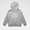 THE CIRCLE LOGO HOODIE - RECYCLED HEATHER GRAY by LITTLE RAD THINGS