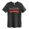 Amplified THE CURE - LIPS AMPLIFIED VINTAGE CHARCOAL [T-Shirt] by Rock Band Apparel