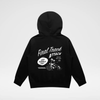 THE FINAL TRACK ATTACK HOODIE - RECYCLED BLACK by LITTLE RAD THINGS