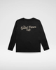 THE GOOD TIMES CAFE LONG SLEEVE - SOLID BLACK by LITTLE RAD THINGS