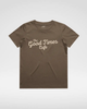 THE GOOD TIMES CAFE TEE - BROWN by LITTLE RAD THINGS