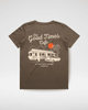 THE GOOD TIMES CAFE TEE - BROWN by LITTLE RAD THINGS