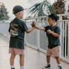 THE GOOD TIMES CAFE TEE - COAL by LITTLE RAD THINGS