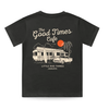 THE GOOD TIMES CAFE TEE - COAL by LITTLE RAD THINGS