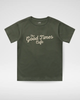 THE GOOD TIMES CAFE TEE - OLIVE by LITTLE RAD THINGS