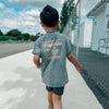 THE MAVERICKS TEE - CLOUD BLUE by LITTLE RAD THINGS