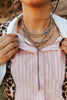 The Pink Horizon Chain Necklace by Wild Junkie