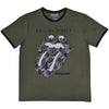 The Rolling Stones Black & White Tongue [T-Shirt] by Rock Band Apparel