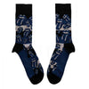 The Rolling Stones Blue Tongues [Socks] by Rock Band Apparel