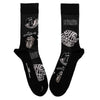 The Rolling Stones Mono Logos [Socks] by Rock Band Apparel