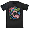The Rolling Stones Some Girls Neon Tongue [T-Shirt] by Rock Band Apparel