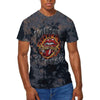 The Rolling Stones Tattoo Flames [T-Shirt] by Rock Band Apparel