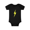 THE SPARK NEON YELLOW ONESIE - BLACK by LITTLE RAD THINGS