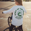 THE SPIRIT RIDER LONG SLEEVE TEE - WHITE by LITTLE RAD THINGS