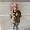 THE STORM RIDER WATERPROOF JACKET - ARMY GREEN by LITTLE RAD THINGS