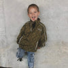 THE STORM RIDER WATERPROOF JACKET - ARMY GREEN by LITTLE RAD THINGS