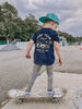 THE SURF TEAM TEE - BLACK by LITTLE RAD THINGS