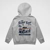 THE SURF TURF HOODIE - RECYCLED HEATHER GRAY by LITTLE RAD THINGS
