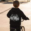 THE TIL DEATH HOODIE - RECYCLED BLACK by LITTLE RAD THINGS