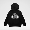 THE TIL DEATH HOODIE - RECYCLED BLACK by LITTLE RAD THINGS