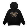 THE WINGED MECHANIC HOODIE - RECYCLED BLACK by LITTLE RAD THINGS