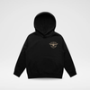 THE WINGED MECHANIC HOODIE - RECYCLED BLACK by LITTLE RAD THINGS