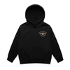 THE WINGED MECHANIC HOODIE - RECYCLED BLACK by LITTLE RAD THINGS