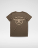 THE WINGED MECHANIC TEE - BROWN by LITTLE RAD THINGS