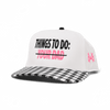 Things To Do Snapback Hat by The Mad Hatter Company
