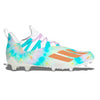 "Tie-Dye Explosion" Adidas Adizero 11.0 Football Cleats by Stadium Custom Kicks