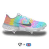 "Tie-Dye" Nike Alpha Huarache Elite 3 Low Cleats