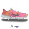 "Tie-Dye" Nike Alpha Huarache Elite 3 Low Cleats