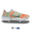 "Tie-Dye" Nike Alpha Huarache Elite 3 Low Cleats