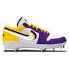 "Tiger Claw" Jordan 1 Retro Cleats by Stadium Custom Kicks