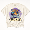 Purple & Gold Retro "LSU" Tigers Graphic Tee by Everyday Customs Co.