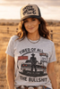 Tired of All the Bullshit Graphic Tee by Wild Junkie
