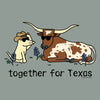 Together for Texas T-Shirt – Unisex Classic Cotton Tee, Lone Star Unity Graphic Shirt for Everyday Wear by Dog Mom Hat