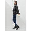 PU Faux Leather Jacket Women Loose Sashes Casual Biker Jackets Outwear Female Tops BF Style Black Leather Jacket Coat by Stevvex