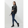 PU Faux Leather Jacket Women Loose Sashes Casual Biker Jackets Outwear Female Tops BF Style Black Leather Jacket Coat by Stevvex