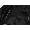 PU Faux Leather Jacket Women Loose Sashes Casual Biker Jackets Outwear Female Tops BF Style Black Leather Jacket Coat by Stevvex