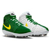 "Toxic Venom Split" Jordan 1 Retro Cleats by Stadium Custom Kicks
