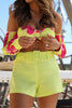 Trendy High Waist Bikini New Long Sleeve Swimsuit Women's Long Sleeve High Waist Off-Shoulder Swimwear Women Bubble Sleeve Bikinis Mesh Charming Beach Wear by Stevvex