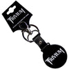 Trivium Classic Logo Mono Circle [Keychain] by Rock Band Apparel