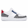"True Blue" Nike Air Force 1 Low Shoes by Stadium Custom Kicks