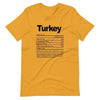 Turkey Thanksgiving Tee by Adorb Custom Tees