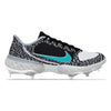 "Turquoise Cement" Nike Alpha Huarache Elite 3 Low Cleats by Stadium Custom Kicks