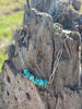 Turquoise Chips Paperclip Chain Bracelet by Wild Junkie