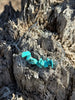 Turquoise Chips Paperclip Chain Bracelet by Wild Junkie