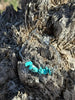 Turquoise Chips Paperclip Chain Bracelet by Wild Junkie