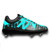 "Turquoise Drip" New Balance 4040v5 Cleats by Stadium Custom Kicks